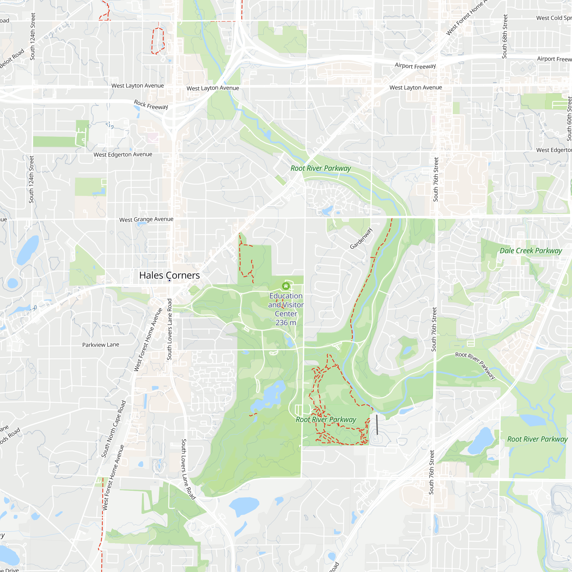 Education and Visitor Center map