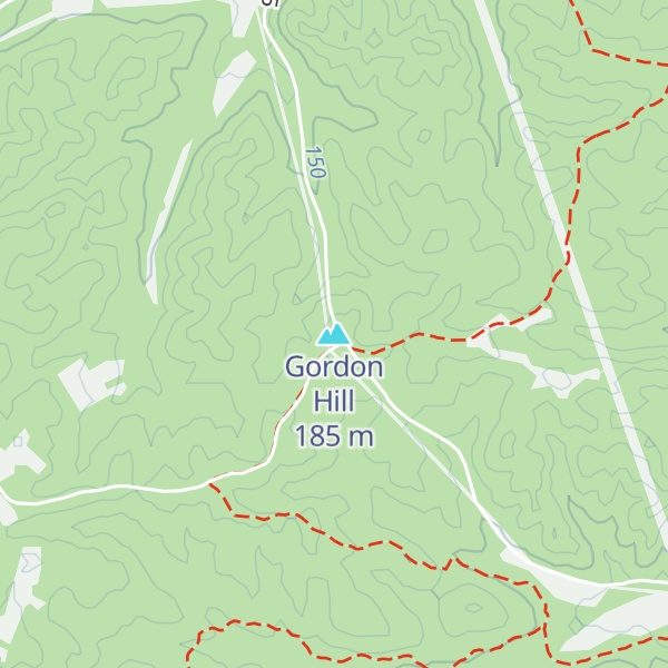 Map of Gordon Hill