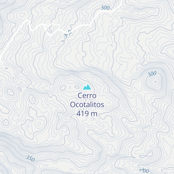 Map of Cerro Ocotalitos
