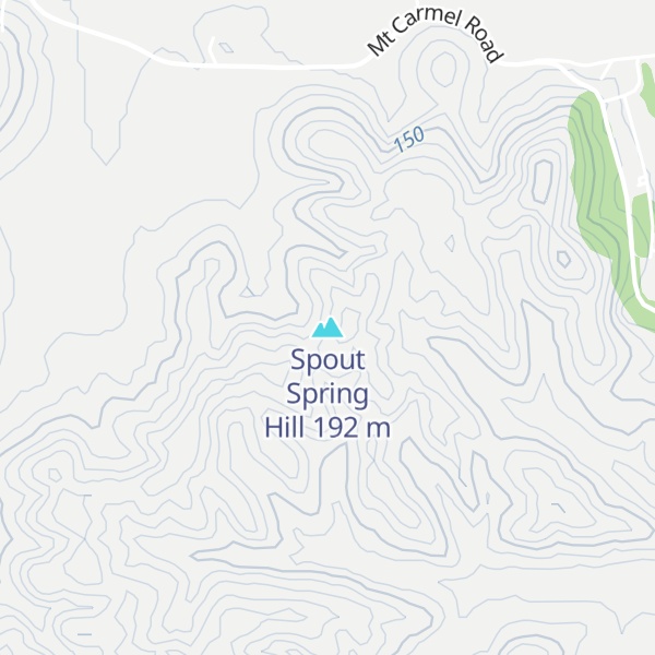 Map of Spout Spring Hill