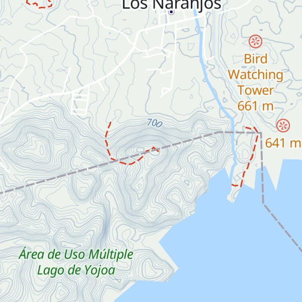 Map of Cerro Las Nalgas