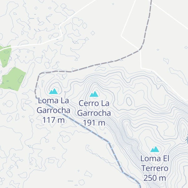 Map of Cerro La Garrocha