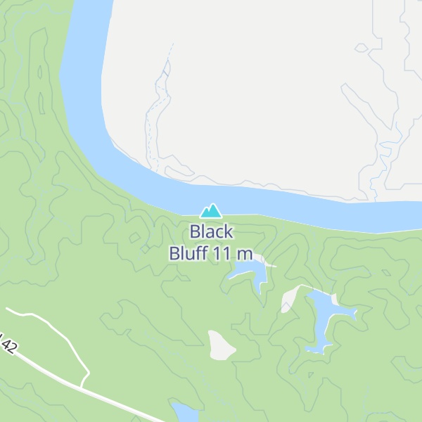 Map of Black Bluff