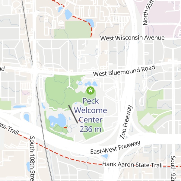 Map of Peck Welcome Center