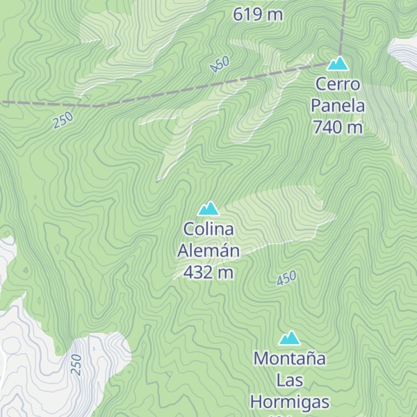 Map of Colina Alemán