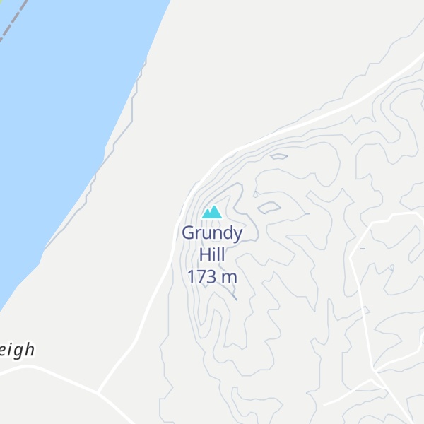 Map of Grundy Hill
