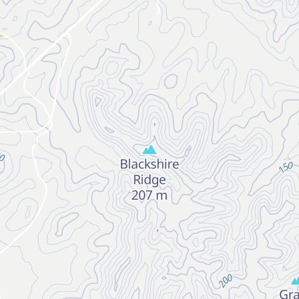 Map of Blackshire Ridge