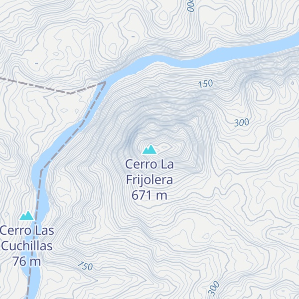 Map of Cerro La Frijolera