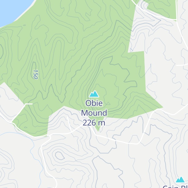 Map of Obie Mound
