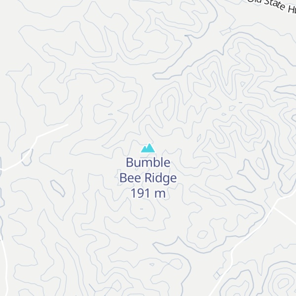 Map of Bumble Bee Ridge
