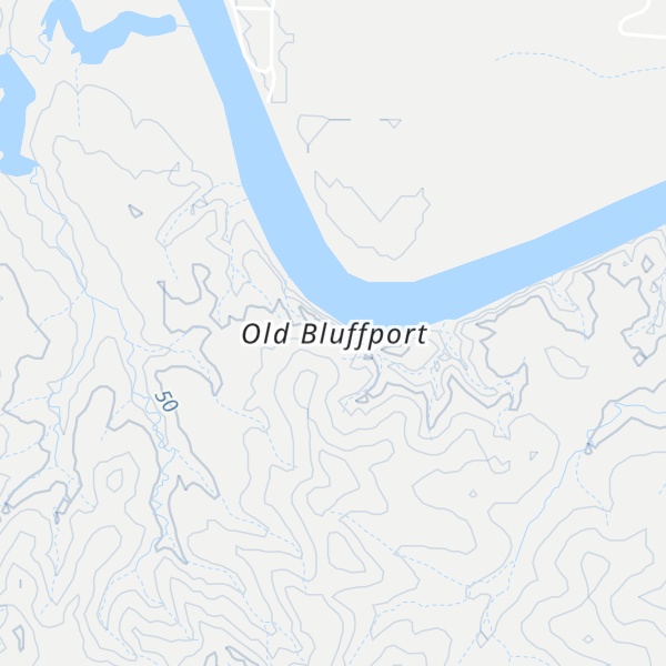 Map of Buzzard Roost Bluff