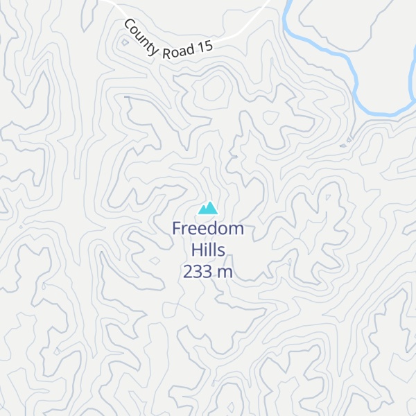 Map of Freedom Hills