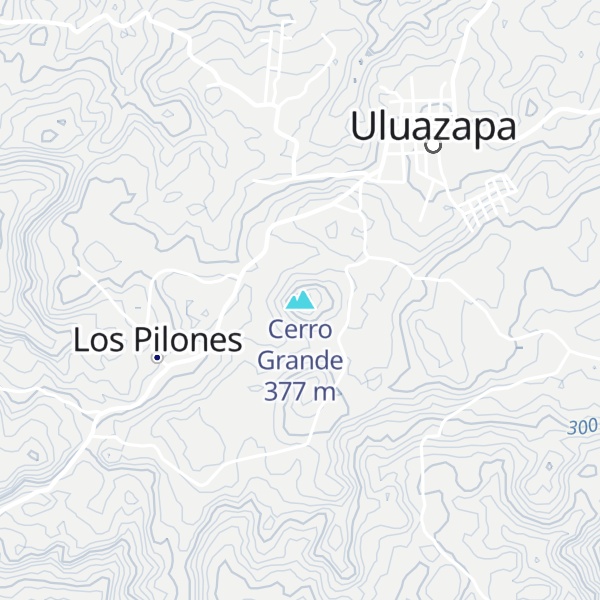 Map of Cerro Grande