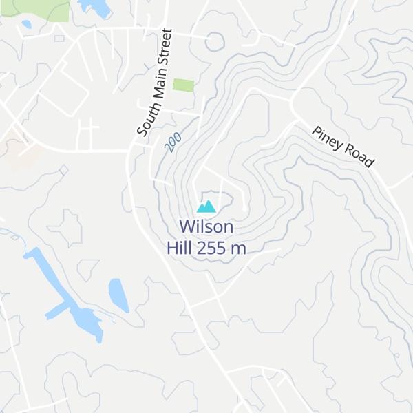 Map of Wilson Hill