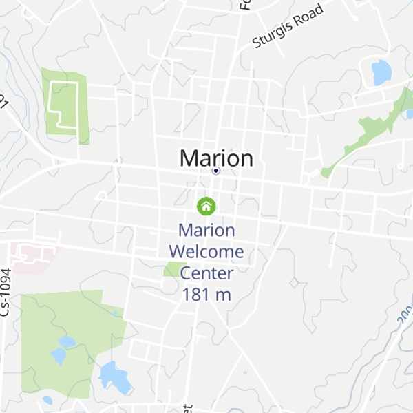 Map of Marion Welcome Center
