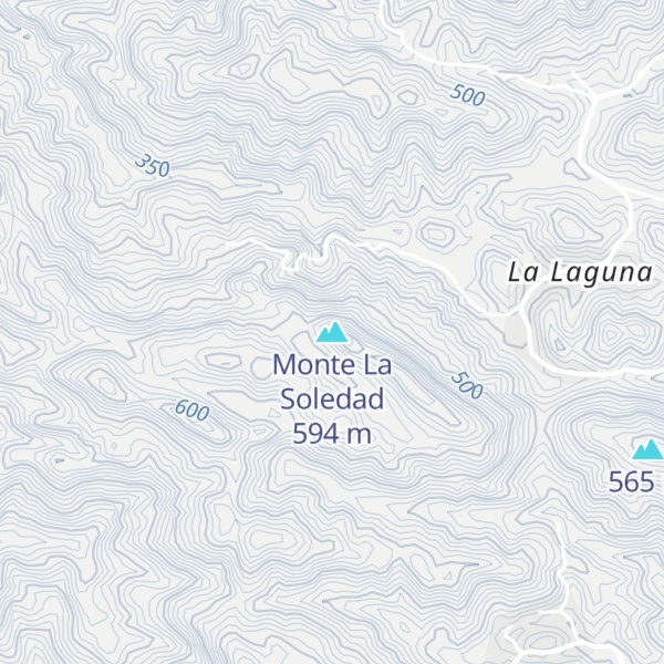 Map of Monte La Soledad