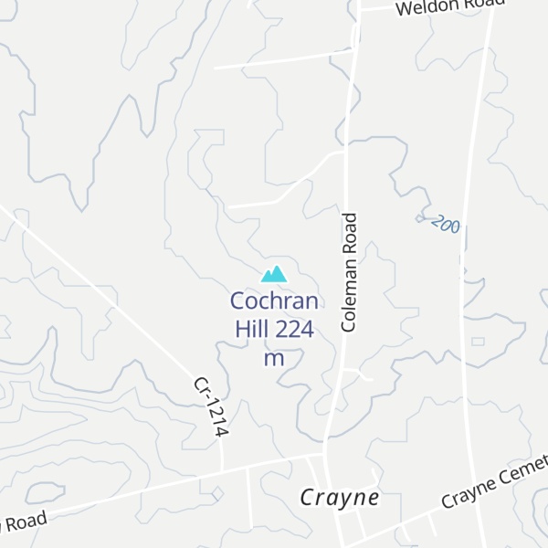 Map of Cochran Hill