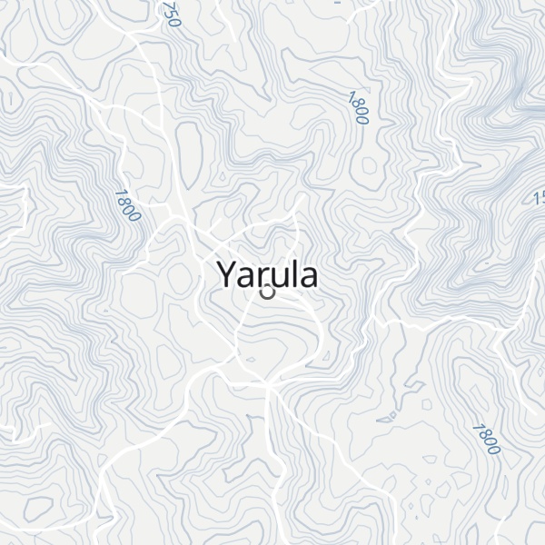Map of Cerro Aguanterique
