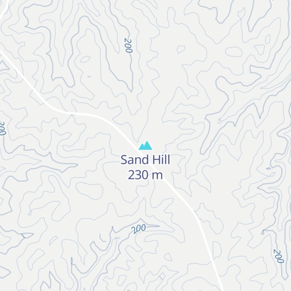 Map of Sand Hill