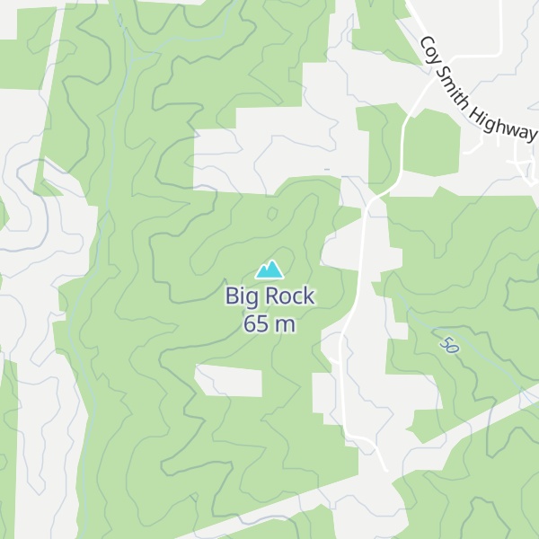 Map of Big Rock