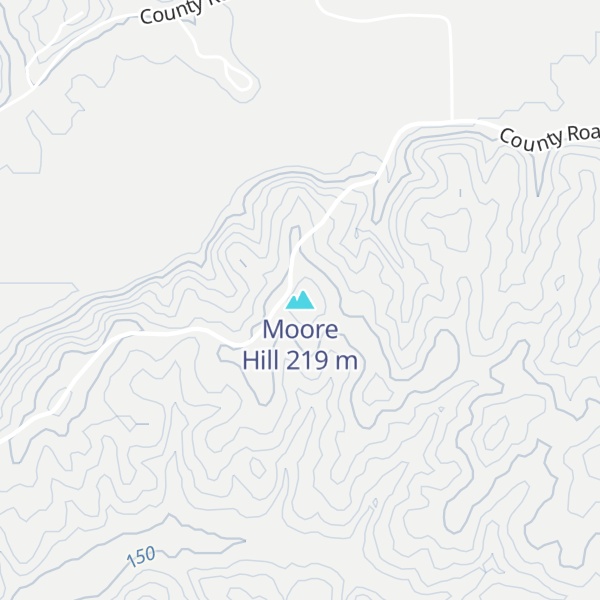 Map of Moore Hill