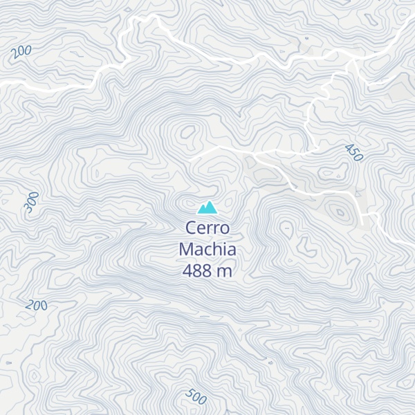 Map of Cerro Machia