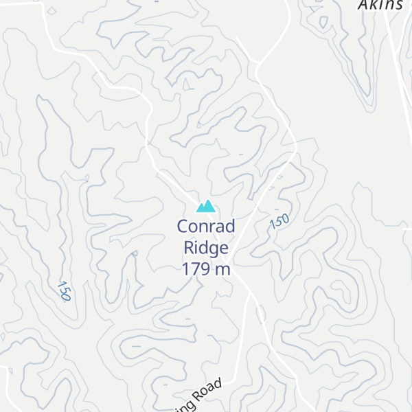 Map of Conrad Ridge
