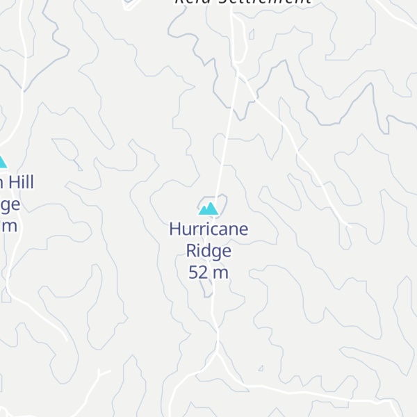 Map of Hurricane Ridge