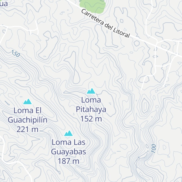 Map of Loma Pitahaya