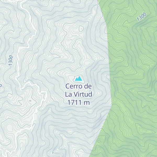 Map of Cerro de La Virtud