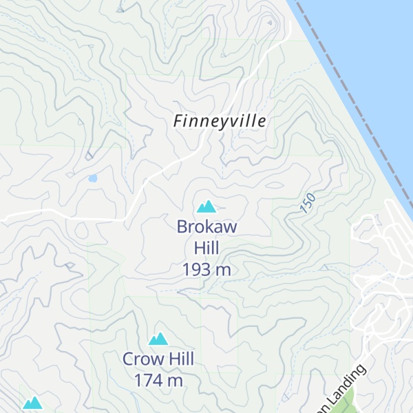 Map of Brokaw Hill