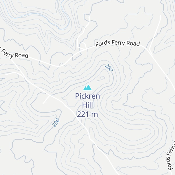 Map of Pickren Hill
