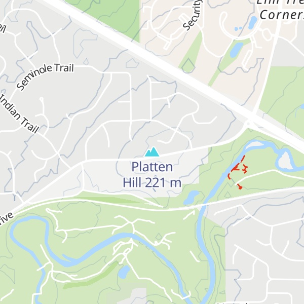 Map of Platten Hill