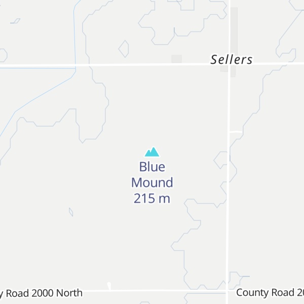 Map of Blue Mound
