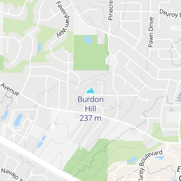 Map of Burdon Hill