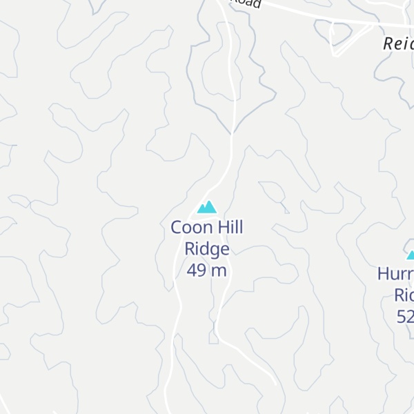Map of Coon Hill Ridge