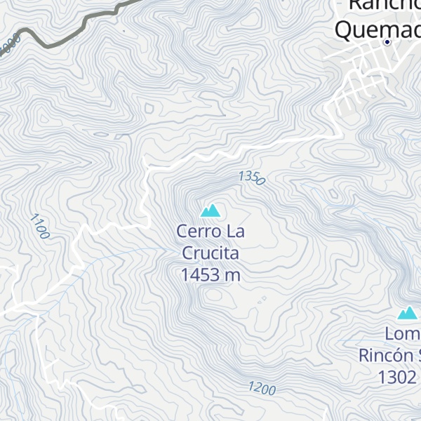 Map of Cerro La Crucita