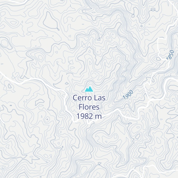 Map of Cerro Las Flores