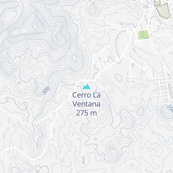 Map of Cerro La Ventana