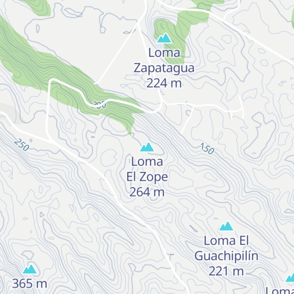 Map of Loma El Zope