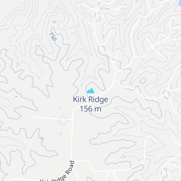 Map of Kirk Ridge