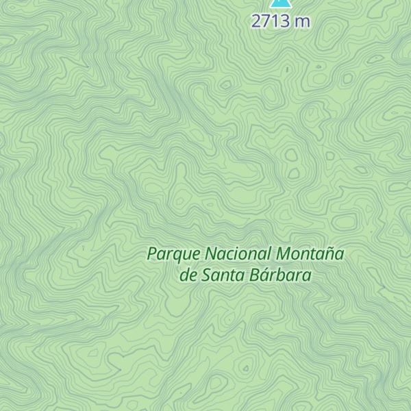 Map of Montaña Santa Bárbara
