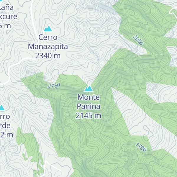 Map of Monte Panina