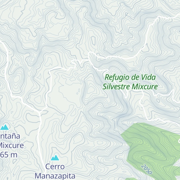 Map of Cerro Colorado