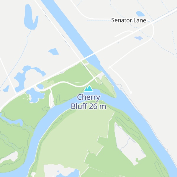 Map of Cherry Bluff