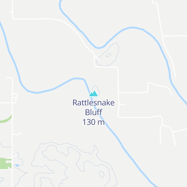 Map of Rattlesnake Bluff