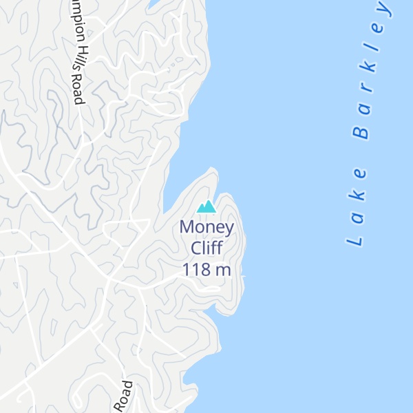 Map of Money Cliff