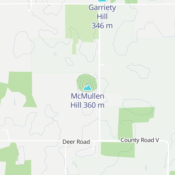 Map of McMullen Hill
