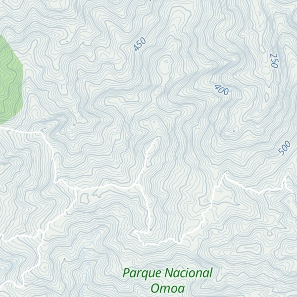 Map of Cerro de Las Brisas
