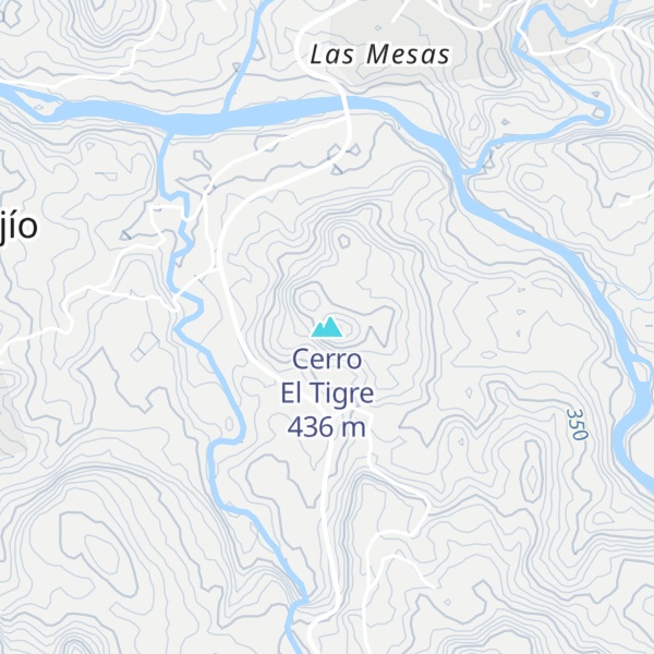 Map of Cerro El Tigre